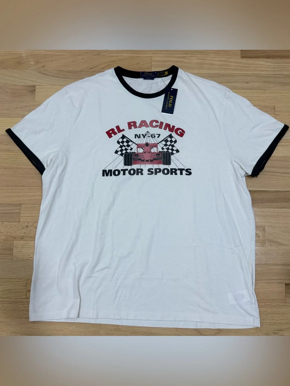 Polo Ralph Lauren Men’s Classic Fit RL Racing NY-67 Motorsport T-Shirt NWT S-XXL